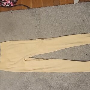 Tan/Cream workout leggings